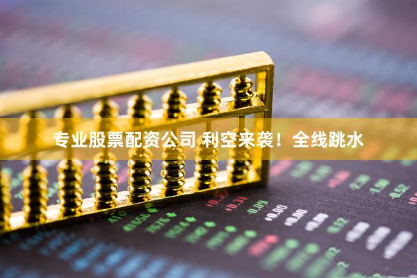 专业股票配资公司 利空来袭！全线跳水