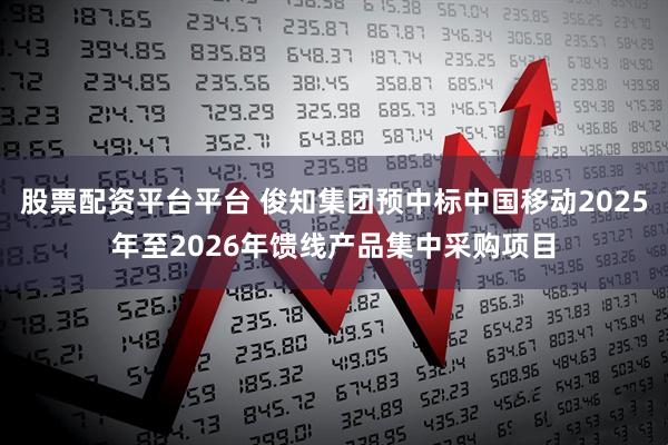 股票配资平台平台 俊知集团预中标中国移动2025年至2026年馈线产品集中采购项目